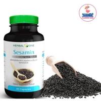 ราคา Herbal one Sesamin อ้วยอัน สารสกัดเซซามินจากงาดำ 60 แคปซูล (21789527619)