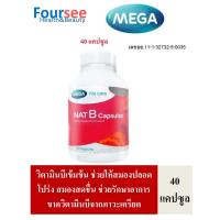 ราคา MEGA We Care Nat B 40 แคปซูล วิตามินบี (24209503996)
