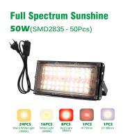 ราคา พร้อมส่ง ไฟปลูกต้นไม้ ไฟเลี้ยงต้นไม้ LED Grow Light ปลูกต้นไม้ 50W 100W 300W ไฟปลูกต้นไม้ full spectrum (18162127668)