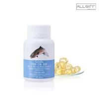 ราคา บำรุงประสาทและสมองน้ำมันปลา กิฟฟา รีน Giffarine Fish Oil มี DHA และ EPA น้ำมันปลา 500 มก 50เม็ด (23368169507)