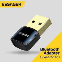 ราคา Essager USB Bluetooth Adapter Dongle Bluetooth 5 0 Adapter สำหรับ PC แล็ปท็อป Wireless USB Bluetooth Car Audio Receiver Transmitter (15906647481)
