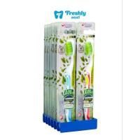 ราคา แปรงสีฟันชาเขียว แพ็ค 12 ด้าม Swan Freshly 889 ขนแปรงนุ่ม ปลายเรียว 0 01 mm SF889 Green Tea Toothbrush Pack of 12 (21305419291)