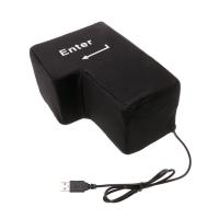 ราคา USB Enter Key Vent หมอนนุ่มปุ่มคอมพิวเตอร์สุทธิ Key Office Decompression หมอนความเครียดบรรเทา (24603861823)