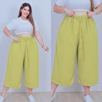 ราคา ส่งฟรี ก765 กางเกง 5 ส่วน กางเกงสาวอวบ กางเกงขายาวคนอ้วน ทรงสวย ใส่สบาย ผ้าสลาฟเกาหลี กางเกงขายาวสาวอวบ กางเกงคนอ้วน กางเกง (24489937898)