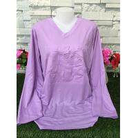 ราคา เสื้อแขนยาว เสื้อยืดผู้หญิง เสื้อผ้าสาวอวบ เสื้อยืดสาวอวบ เสื้อผ้าแฟชั่น รุ่น2581 (22864989181)