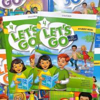 ราคา ชุด 2 เล่ม หนังสือเรียนภาษาอังกฤษ Oxford Lets Go 5th Student Book Work (24455994816)