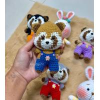 ราคา พวงกุญแจตุ๊กตาไหมพรมถัก แรคคูน (24494393498)