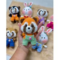 ราคา พวงกุญแจตุ๊กตาไหมพรมถัก แรคคูน (24494393499)