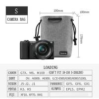 ราคา กระเป๋ากล้องกระเป๋าเลนส์กระเป๋ากล้องกระเป๋าเลนส์กระเป๋าหูรูดสำหรับกล้อง DSLR Nikon Canon Sony Pentax (11296968738)