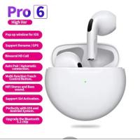 ราคา Pro6s หูฟัง ไร้สาย หูฟัง บลูทูธ หูฝังบลูทูธ หูงฟังไร้สาย หูฟัง หูฟังบลูทูธแท้ หูฟังบลูทูธไร้สาย หูฟังเอียบัด หูฟังไร้สาย หูฟังเ TWS (17936537253)