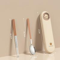 ราคา ชุดช้อนส้อม ตะเกียบ พร้อมกล่องบรรจุ ช้อนกินข้าว ตะเกียบพกพา ชุดช้อนส้อม กล่องใส่ช้อนลายการ์ตูน มี 2 สีให้เลือก เป็นของชำรวย เครื่องใช้บนโต๊ะอาหาร (23435721062)