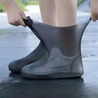 ราคา 1 Pair Rubber Rain Boot Overshoes For Outdoor Use Silicone Waterproof Shoe Covers Rainy Day Shoe Cover Reusable Non Slip Rain (23504334262)