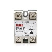 ราคา คุณภาพสูง Single Phase Solid State Relay SSR 10 100DD DC DC 3 32VDC อินพุต 5 60VDC เอาต์พุต SSR 40DD DC To DC รีเลย์ฐาน (24077260162)