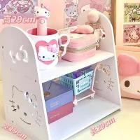 ราคา Kawaii Sanrio ชั้นวางของ ลายคิตตี้ ชินนาม่อนโรลน่ารัก สําหรับห้องน้ํา ห้องนอน โต๊ะเครื่องแป้ง (23169478498)
