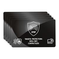 ราคา 5 10PCS RFID Blocking Cards NFCเดบิตบัตรเครดิตหนังสือเดินทางProtector Blockerชุดสมาร์ทAnti Theft Design RFID Blocker (24400885682)
