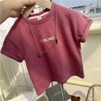 ราคา HOBIBEAR Celine เสื้อยืดมียี่ห้อกับ Kalung Gaya สำหรับฤดูร้อนแฟชั่น (24215866917)
