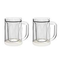 ราคา ความคิดสร้างสรรค์แก้วเบียร์แช่แข็ง Double Layer แซนวิชของเหลวแช่แข็งตู้เย็นถ้วยเย็นเครื่องดื่มแช่เย็นถ้วย Bar KITCHEN Drinkware (24412297584)