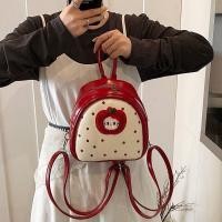 ราคา กระเป๋าเป้สะพายหลังผ้าฝ้ายลายแอปเปิ้ลน่ารักสำหรับผู้หญิง กระเป๋าสะพายไหล่ลายจุดแฟชั่นฤดูร้อน 2025 กระเป๋าสะพายไหล่แบบเปิดหน้าด้านล่างแบบอเนกประสงค์สำหรับนักเรียน (24120976576)