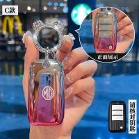 ราคา รถสมาร์ทคีย์สำหรับ ZS EV EP กรณีเชลล์ผู้ถือ MG พวงกุญแจ TPU EP พวงกุญแจน่ารักกรณี mg (22236562376)