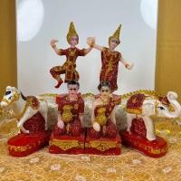 ราคา ชุดบริวารถวายศาลพระภูมิศาลตายายศาลพระพรหม ตุ๊กตาแก้บน (21762453872)