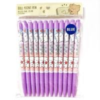 ราคา ปากกา ปากกาลูกลื่น หมึกน้ำเงิน BOLL POINT PEN คุณภาพดี พร้อมส่ง หัว 0 38 มม ลิขสิทธิ์แท้100 ยกแพ็ค 12 ด้าม (24399813658)