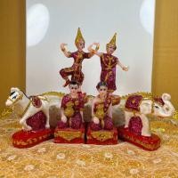 ราคา ชุดบริวารถวายศาลพระภูมิศาลตายายศาลพระพรหม ตุ๊กตาแก้บน (21762453875)