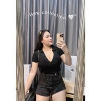 ราคา เสื้อไหมพรมอกวี สาวอวบ (19087918815)