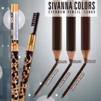 ราคา ราคายกโหล ดินสอคิ้วลายเสือ ปลอกเหล็ก ซิวานน่า SiVANNA EYE BROW PENCIL ES003 (8020707977)