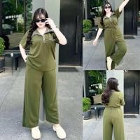 ราคา W0016 ชุดเซที่เสื้อผ้าลายชิโนริ สาวอวบ อ้วน ทูโทนผ้าลาย กางเกงขายาว (24191856962)