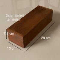 ราคา กล่องไม้สัก กล่องไม้อเนกประสงค์ เหมาะสำหรับ ใส่ตะเกียบ ช้อน ส้อม (4091922795)