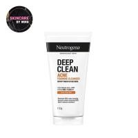 ราคา Neutrogena Deep Clean Acne Foaming Cleanser 150 g โฟมล้างหน้าสำหรับคนเป็นสิว (21420555788)