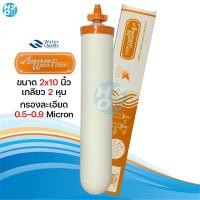 ราคา American Water Filter ไส้กรองน้ำเซรามิค หัวเกลียว B A ขนาด 2x10นิ้ว กรองละเอียด 0 5 0 9 Micron (23622320691)