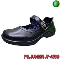 ราคา PS JUNIOR JF 4399 รองเท้านักเรียนหญิง รองเท้าหนังสีดำ ไซส์ 34 42 (18117014736)