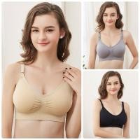 ราคา Bra01 บราเปิดให้นม สปอร์ตบราไร้โครง เสื้อชั้นในให้นมบุตร ตะขอหลังปรับได้ (24263546199)