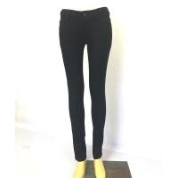 ราคา กางเกงใส่ทำงานผู้หญิง ขาเดฟ เอวต่ำ ผ้าทวิลยืดผสมLycra สีดำสนิท (7203920336)