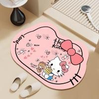 ราคา YEYA พรมซิลิโคนน่ารักลายคิตตี้สำหรับห้องน้ำและครัวกันลื่น (24409563419)