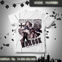 ราคา เสื้อยืด Game Girls Frontline KAR98K Girl Frontline KAR 98K เสื้อผ้าอนิเมะ 1 S 5XL (23342916674)