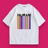 ราคา love is love เสื้อยืด pride month ลาย human S 5XL (21936025869)