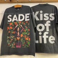 ราคา เสื้อยืด SADE Kiss of Life Bio Washed tag Bootleg แท้ เสื้อวินเทจ เสื้อทัวร์ วงร๊อค vintage shirt S 5XL (24166183735)