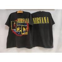 ราคา nirvana เสื้อทัวร์ เสื้อวง วินเทจผ้าฟอก S 5XL (22685555214)