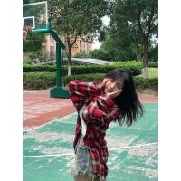 ราคา เสื้อเชิ้ตแขนยาวลายสก็อตสีแดงสไตล์ย้อนยุคสไตล์อเมริกัน ทรงหลวม สไตล์เกาหลี แฟชั่นสตรีท ฤดูร้อน แจ็คเก็ตเสื้อเชิ้ต (24527127781)