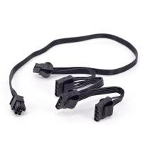 ราคา 6Pin to 4 Molex Modular Power Supply Cable 6Pin to 4 IDE Cable for CORSAIR RM1000X RM850X RM750X RM650X RM550X Modular (9645404748)