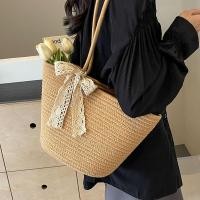 ราคา กระเป๋าถือผ้าฝ้ายขนาดใหญ่สำหรับผู้หญิง กระเป๋าถือชายหาด กระเป๋าถือแบบถักด้วยมือ กระเป๋าถือแบบสะพายไหล่ กระเป๋าถือแบบทรงกลม กระเป๋าถือแบบทรงกลม (24336910854)