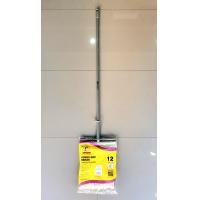 ราคา ไม้ถูพื้น เพาเวอร์ BEMAN ขนาด 12 นิ้ว รุ่นม็อบเพาเวอร์ A0101006 ด้ามจับสีเทา (23271188050)