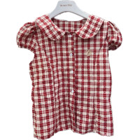 ราคา Mahaheng เสื้อคอบัว แขนตุ๊กตา ติดกระดุม ลายสก๊อต เสื้อคอบัว เสื้อครอป เหมาะกับสาวทุกหุ่น แมทช์ง่าย งานน่ารักมาก ใส่เที่ยวใส่ทำงานได้หมดค่า (24584303129)