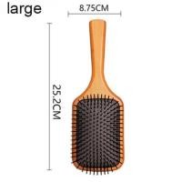 ราคา Direct sales For Aveda Massage Comb Gasbag Anti Static Hair Air Cushion Wooden Hairbrush Wet Curly Detangle Hair Brush Hairdressing Styling (24343931899)