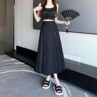 ราคา กระโปรงทรงเอสีดำ ทรงจีนใหม่ กระโปรงทรงเอ ทรงเอ กระโปรงทรงเอสีดำ กระโปรงทรงเอผ้าปักลายระดับไฮเอนด์สำหรับผู้หญิง (23314448878)