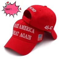ราคา Trump 2025 หมวก MAGA หมวก Make America Great Again Donald Trump สโลแกน USA Flag เย็บปักถักร้อยเบสบอลหมวก (24547951760)