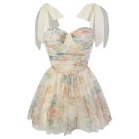 ราคา ชุดว่ายน้ำวันพีช ชุดว่ายน้ำกระโปรง มีโครง สายสะพายไหล่ ลายดอกไม้ 8513 (24275051331)