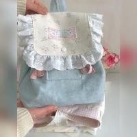 ราคา อินเทรนด์ กระเป๋าเป้สะพายหลังผ้าใบลายดอกไม้กระเป๋าผู้หญิง สตรีทสไตล์ ซิป ปิดฉากลำลองขนาดเล็กแนวตั้งรูปทรงสี่เหลี่ยม (24487739694)